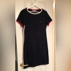 Tommy Hilfiger Navy Dress with Red Accents